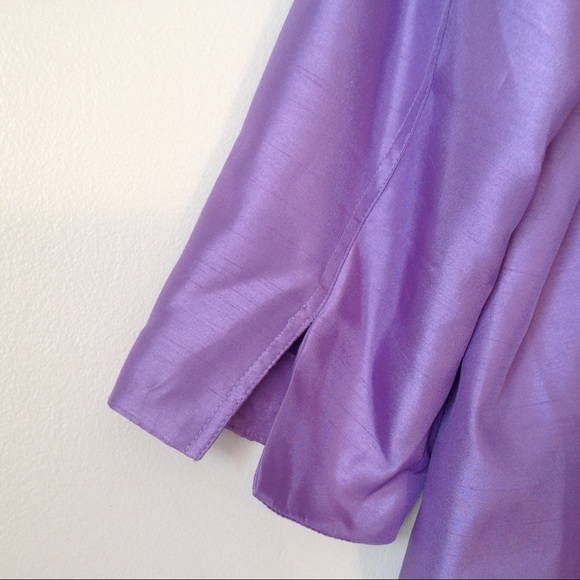 Susan Graver purple jacket size Large, fully lined - Picture 7 of 8